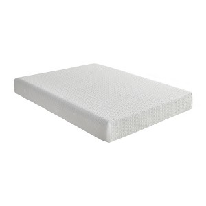 TinyHomie 8-inch Bed Mattress Gel-Infused Memory Foam Mattress, Firm, White, Mattress in a Box - 1 of 4