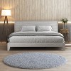 Galano Payne Luxe Platform Bed with Headboard in Oslo Oak, Black Oak, Concrete Gray, Dusty Gray Oak, Knotty Oak, Amber Walnut - 4 of 4