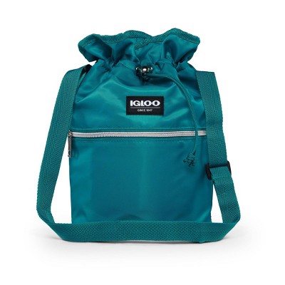 teal lunch bag