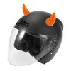 Unique Bargains Car Motorcycle Bull Horn Style Helmet Decoration Suction Cup 2 Pieces - 3 of 4