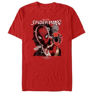 Men's Marvel Spider-Man: No Way Home Who is the Spider-Man T-Shirt - 1 of 4