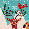 Evergreen Garden Flag Woodland Creatures Linen Double Sided Indoor Outdoor Decor 18" x 12.5" - 4 of 4