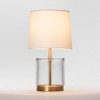 Modern Acrylic Accent Lamp Brass - Threshold™ - 2 of 2