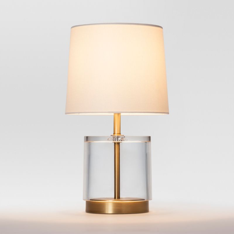 Modern Acrylic Accent Lamp Brass - Threshold&#153;, 2 of 7