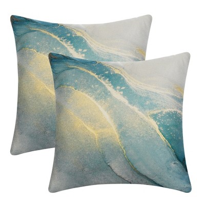 Unique Bargains Sofa Home Bedroom Abstract Throw Decorative Modern Pillow Case 2 Pcs