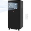 HOMCOM 8000 BTU Portable Air Conditioner with Sleep, Remote, 24H Timer On/Off, Window Kit, Up to 345 Sq.Ft., Black - 4 of 4
