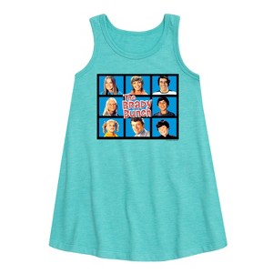 - The Brady Bunch - Classic Hollywood Squares Graphic Sleeveless Aline Dress - 1 of 3