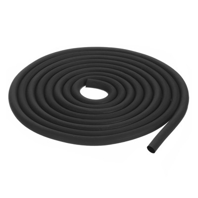 Unique Bargains Solid Foam Rubber Round Soundproof DIY Weather Seal Strip
