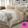 Ultra-Soft Cotton Heathered Melange Jersey Knit Sheet Set - Great Bay Home - 2 of 4