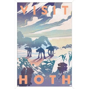 Trends International Star Wars: Hoth - Visit Hoth Framed Wall Poster Prints - 1 of 4
