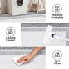 Modern Machine WashableArea Rug with Non Slip Backing Low Pile Accent Rug Foldable Contemporary Indoor Carpet - 3 of 4