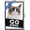 Trends International Grumpy Cat - Go Away Framed Wall Poster Prints - 3 of 4