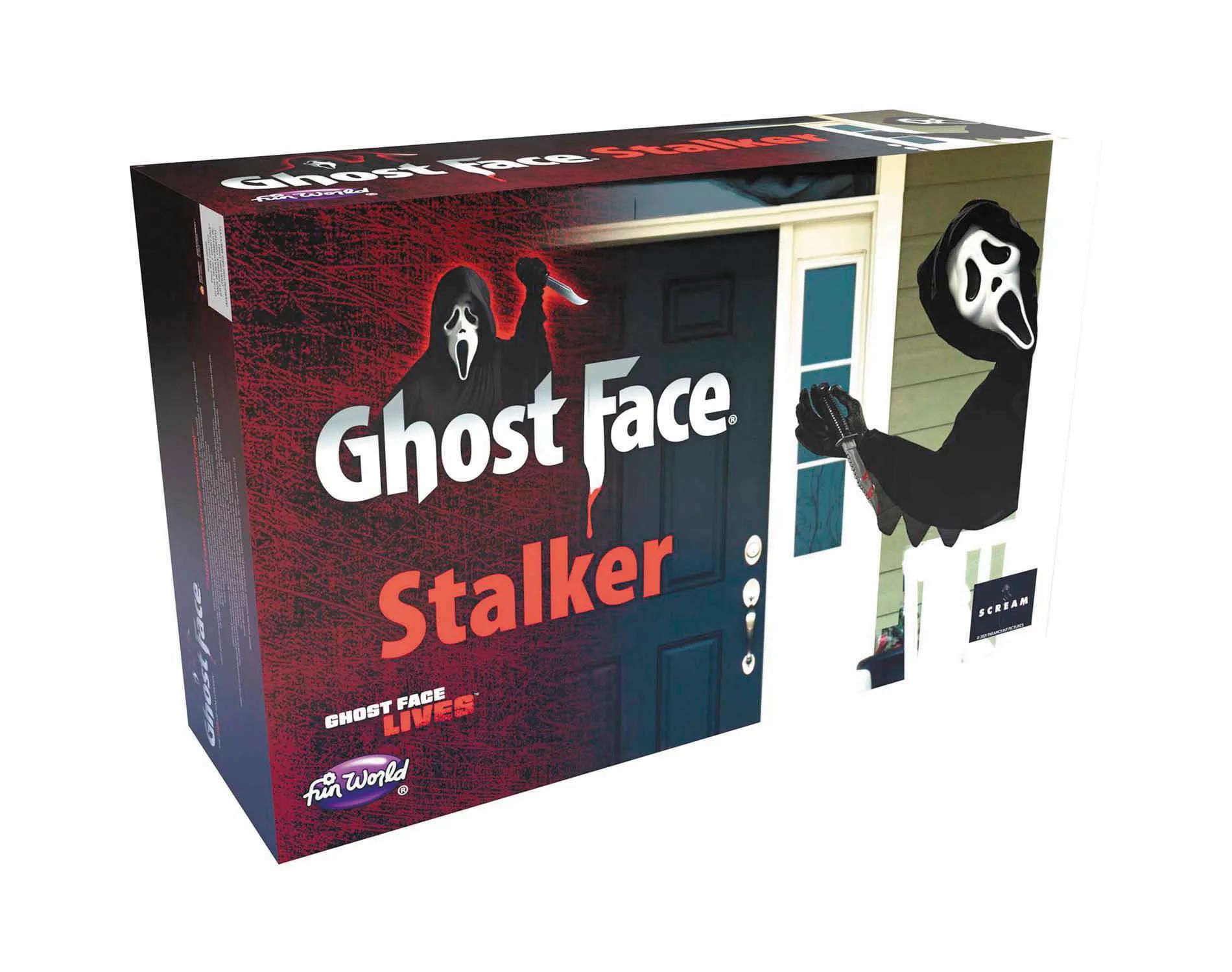 Ghost Face Tree Stalker Halloween Outdoor Decoration