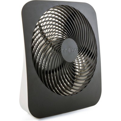 Treva 10" Battery Powered Portable Fin Fan with Adapter