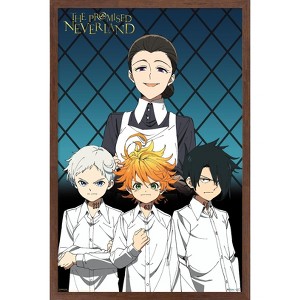 Trends International The Promised Neverland - Mom & Orphans Framed Wall Poster Prints - 1 of 4