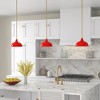 Hudson and Canal 10.75" Wide Pendant with Metal Shade - 3 of 4
