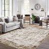 Large Rug,Abstract Print Carpet, Stain-Resistant Contemporary Floor Cover, Foldable Low Pile Decorative Indoor Rug - 2 of 4