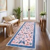 Washable Rug - Non-Slip Soft Farmhouse Carpet Low Pile Thin Floor Cover for Living Room, Bedroom Nursery Dining Room Dorm - 3 of 4