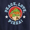 Boys' - Teenage Mutant Ninja Turtles - Peace Love Pizza Graphic Long Sleeve Fleece Sweatshirt - 2 of 4