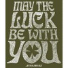 Juniors Womens Star Wars St. Patrick's Day May The Luck Be With You Racerback Tank Top - 2 of 4