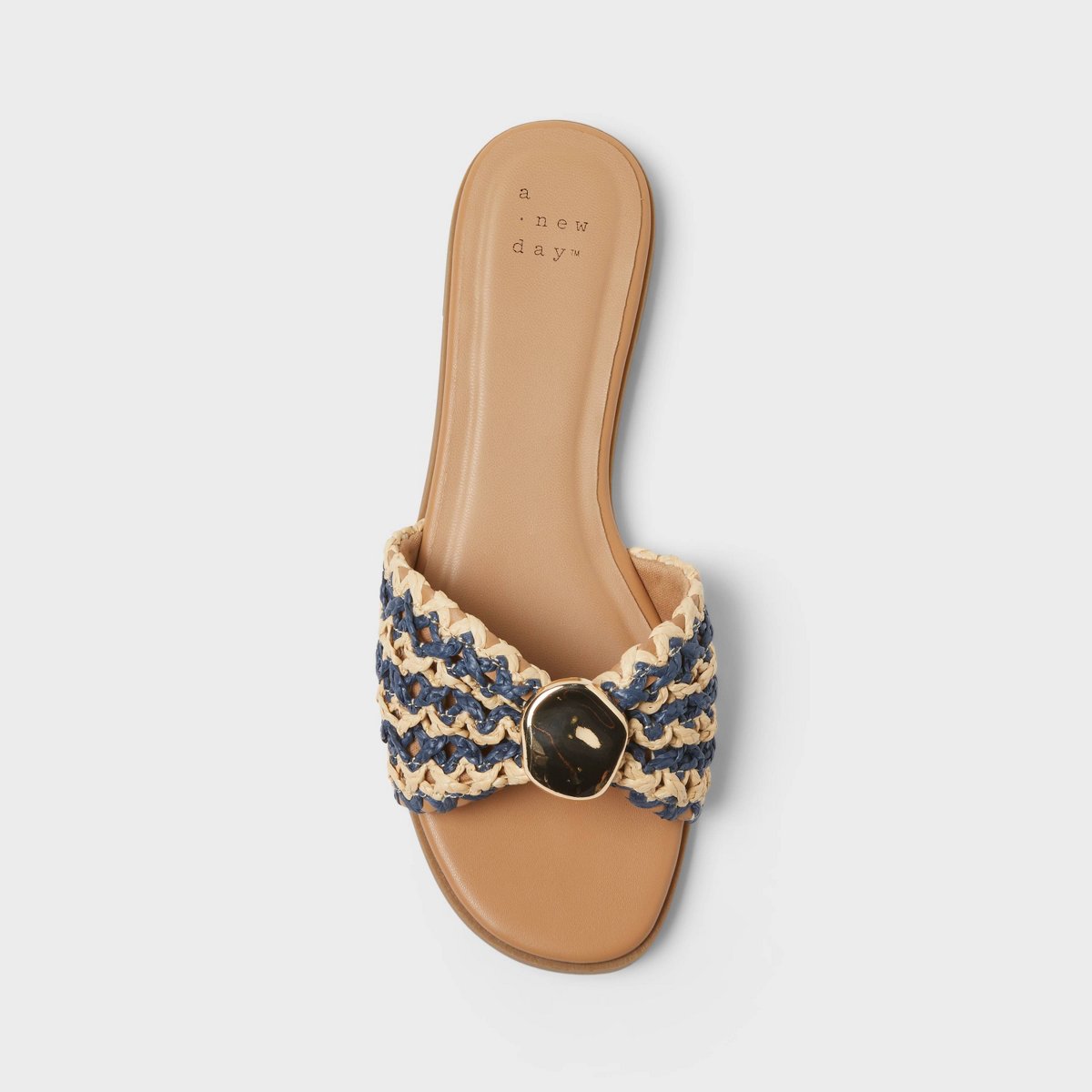 Женские сандалии A New Day Women’s Kalina Sandals with Memory Foam Insole - A New Day™ Blue 7 — фото 3