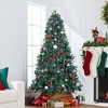 Best Choice Products Premium Pre-Lit Artificial Spruce Christmas Tree w/ Dense Branches, Easy Assembly, Metal Hinges & Foldable Base - 4 of 4