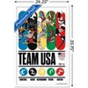 Trends International Looney Tunes x Team USA - Bars Framed Wall Poster Prints - 3 of 4