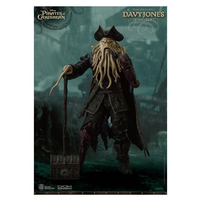 DAH-029 Davey Jones Dynamic 8ction Heroes | Pirates Of The Caribbean: At World's End | Beast Kingdom Action figures, 3 of 6