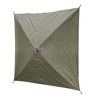 CLAM Quick Set Escape 11.5 x 11.5 Ft Portable Canopy , Green/Tan + Clam Quick Set Screen Hub Tent Wind & Sun Panels, Green (3 Pack) - 3 of 4