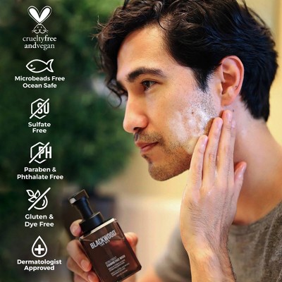 Blackwood for Men BioNutrient Foaming Face Wash - 4.55 fl oz: Vegan, Paraben-Free, With Green Tea, Suited for All Skin Types