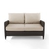 Crosley Kiawah Wicker Outdoor Patio Loveseat - image 2 of 4