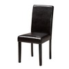 Baxton Studio Trine Modern Espresso Brown Faux Leather and Wood 5-Piece Dining Set - 3 of 4
