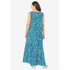 Woman Within Plus Size Sleeveless Crinkle Dress - 3 of 4