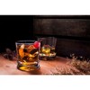 JoyJolt Afina Scotch Glasses, Old Fashioned Glasses - Set of 2 Whiskey Glass for Liquor - 10-Ounce - 4 of 4
