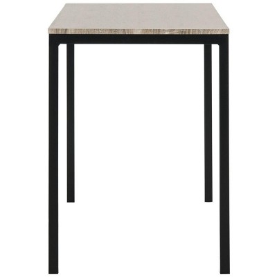 Janison 47" Black and Brown Wood Home Office Desk