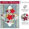 Holiday Fleur De Lis Holiday Red 13 X 19 Polyester Outdoor Hanging Garden Flag - 2 of 2