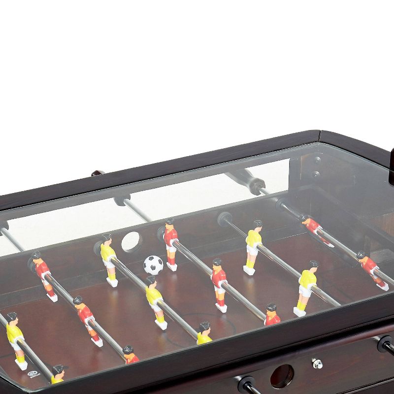 Barrington 42&#39;&#39; Foosball Durable Coffee Table with Tabletop Sports Soccer Balls, 4 of 10