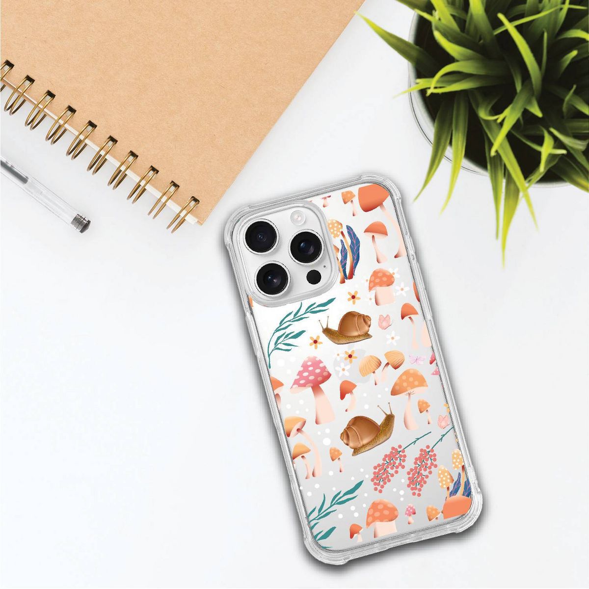 OTM Essentials Tough Edge iPhone 16 Pro Max Case - Shroom Bloom Shrooms - thumbnail 2