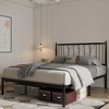 Platform Bed Frame with Wheat Head Headboard - image 3 of 4