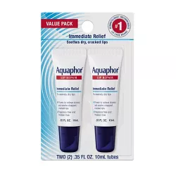 Aquaphor Immediate Relief Lip Repair Balm - 2ct/ 0.70 fl oz