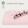 260 Thread Count Organic Cotton Percale Fitted Sheet by Bare Home - 2 of 4
