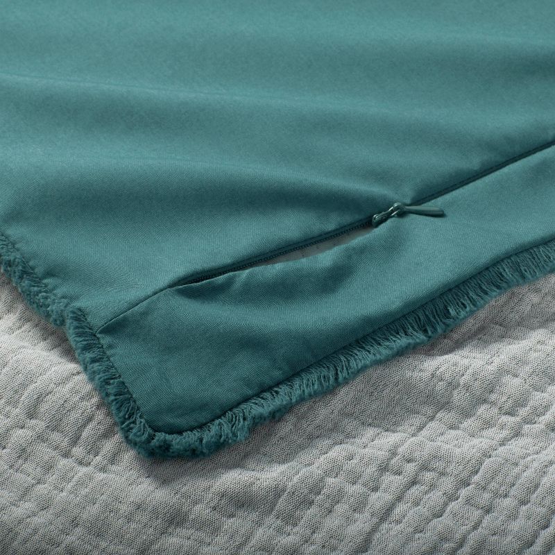 Textured Chambray Cotton Comforter & Sham Set - Casaluna™, 5 of 14