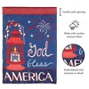 Magnolia Garden God Bless America Patriotic Lantern 29 x 42 Inch Polyester Garden Flag - 2 of 2