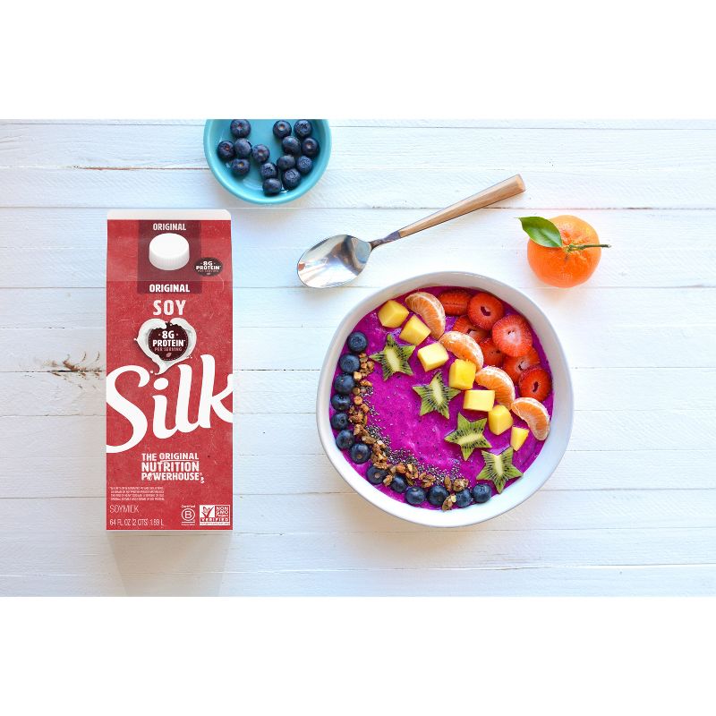 Silk Original Soy Milk - 0.5gal, 4 of 13