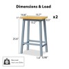 Lycvki 53'' Large Kitchen Island with Drop Leaf and Power Outlet - 3 of 4