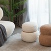 Airsurfer Ottomans Snowman Stool with Greig Plush Cushion, Playful and Cute Design for Any Space - 3 of 4