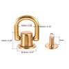 Unique Bargains Zinc Alloy DIY Corrosion-Resistant Dressing Table Cabinet Knobs 4 Pcs - 3 of 4