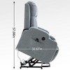 Infinite Position Power Lift Recliner Chair with Massage, Lumbar Heating, USB Charging Port and Cup Holders - 4 of 4