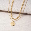 14K Gold Initial Necklace – Personalized Letter Pendant with Dainty Figaro Chain - 4 of 4