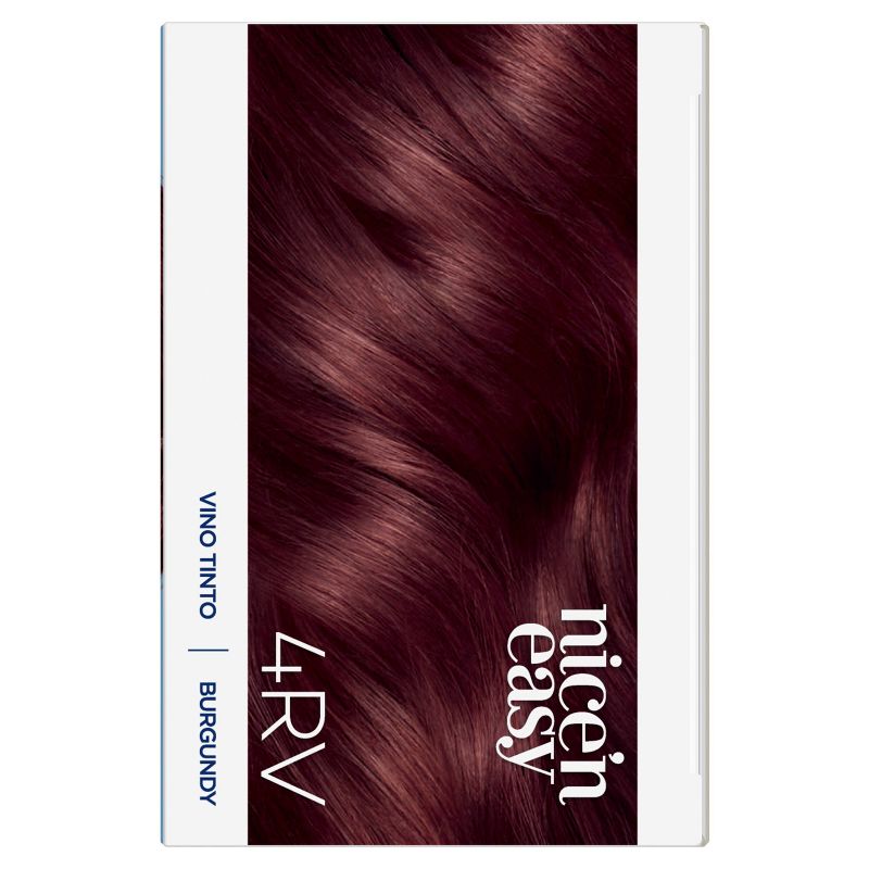 Clairol Nice'n Easy Permanent Hair Color Cream Kit - Red, 4 of 8